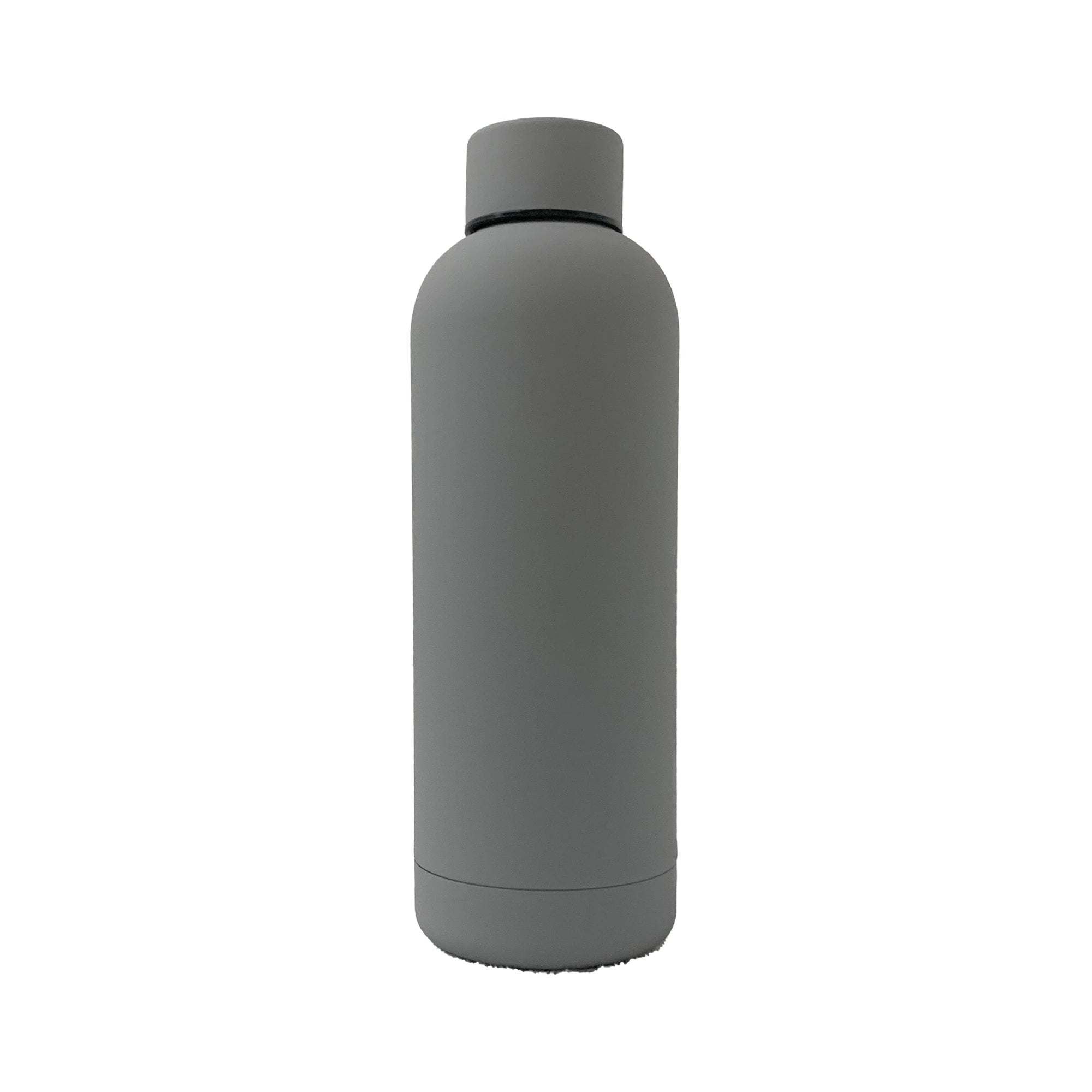 17oz Rubber Vacuum Insulated Stainless Steel Water Bottle - Clever Home Goods