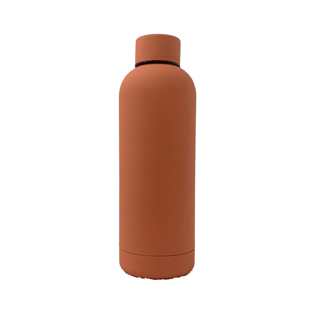 17oz Rubber Vacuum Insulated Stainless Steel Water Bottle - Clever Home Goods