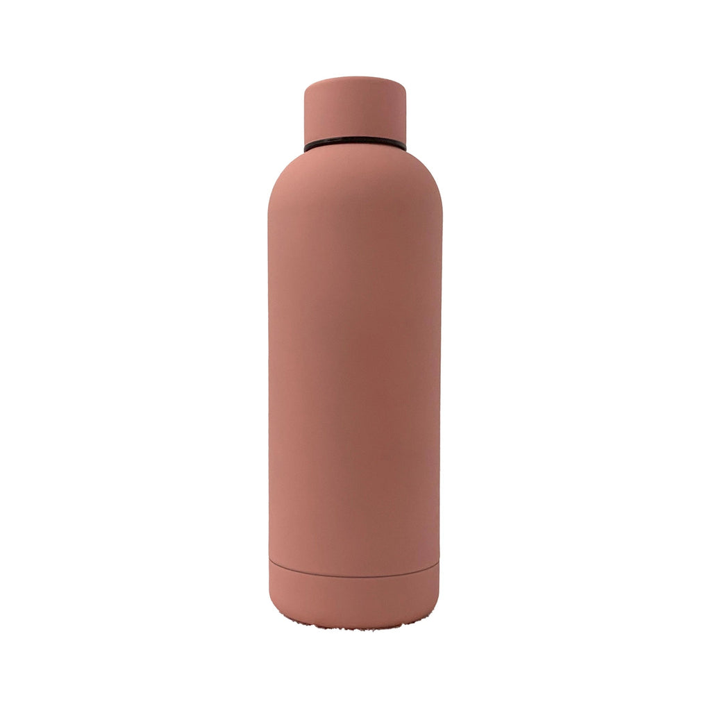 17oz Rubber Vacuum Insulated Stainless Steel Water Bottle - Clever Home Goods