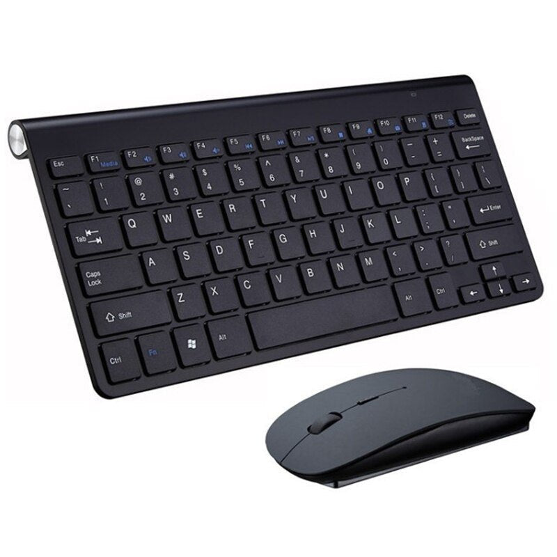 2.4 GHz Wireless Mini Keyboard And Optical Mouse Set - Clever Home Goods